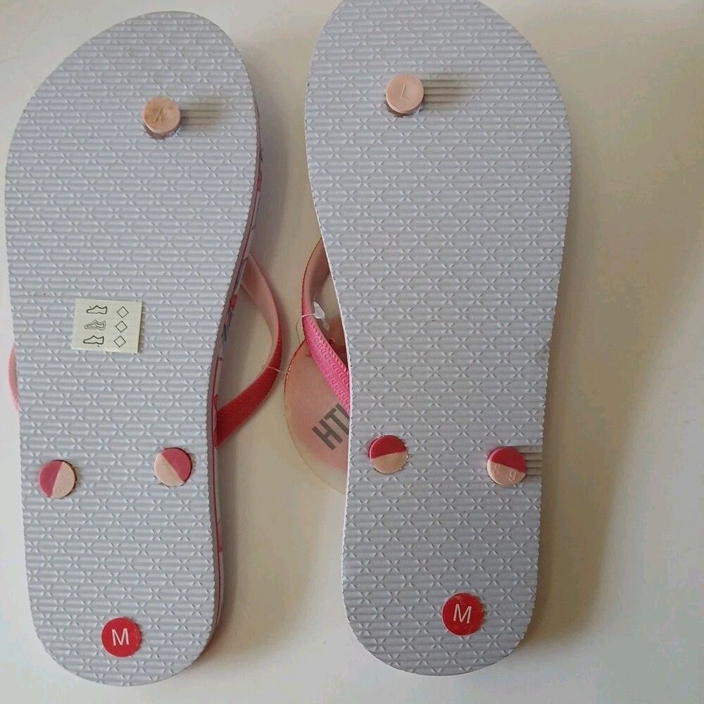 Pink Floral Flip-Flop Sandals - Women - Picture 10 of 16